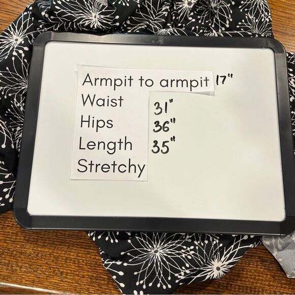 Soybu Black and White Sheath Dress with Long Sleeve size Small - Picture 8 of 11